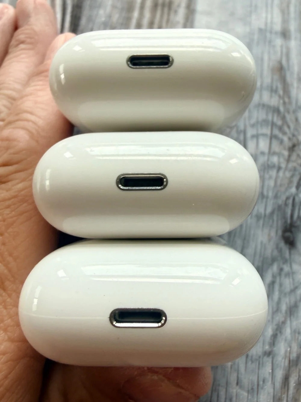 Apple White AirPods Charging Case Boxes - Triple Pack